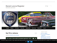 Tablet Screenshot of lanciaklub.dk